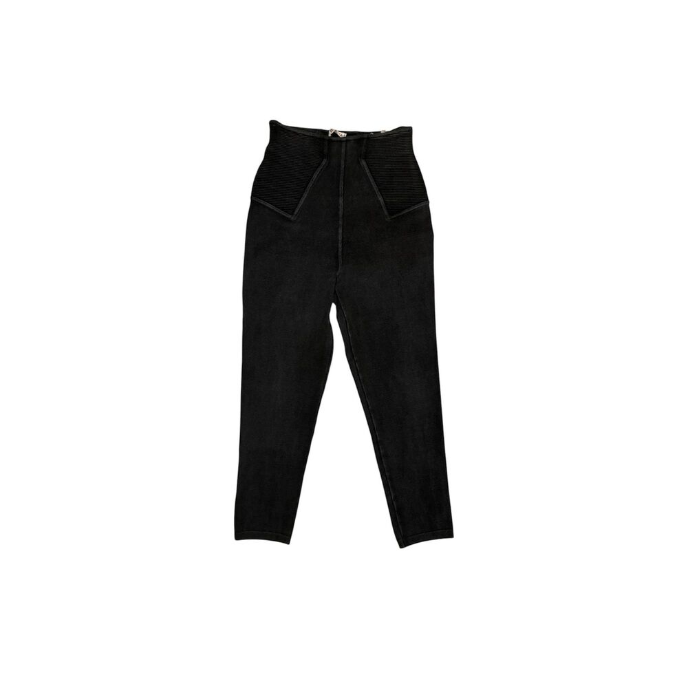 SS 1990 Alaïa black capri leggings size xs-small